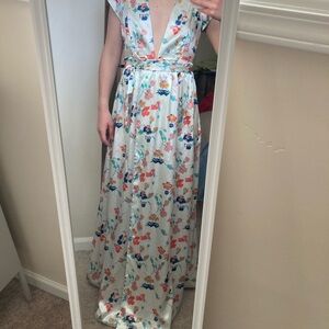Tularosa White Wrap Dress